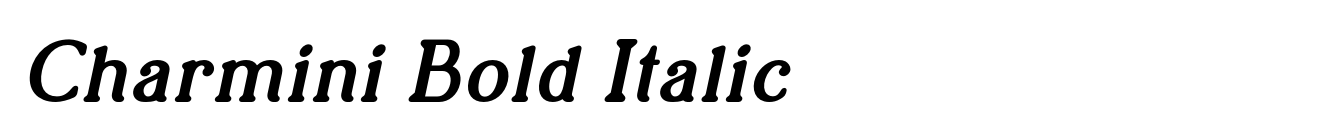 Charmini Bold Italic image